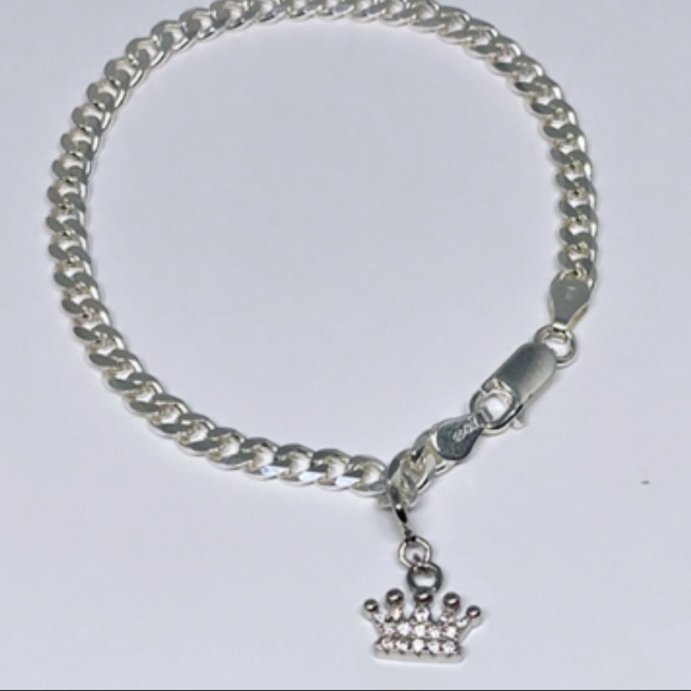 925 Sterling silver royalty bracelet